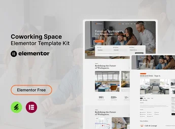 Mashspace – Coworking Space Elementor Template Kit