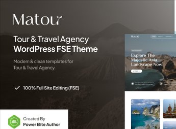 Matour – Tour & Travel Agency FSE WordPress Theme