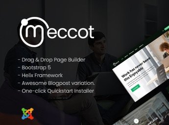 Meccot – Dynamic Coworking Space Joomla Templates