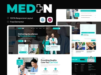 Meden – Health & Medical Elementor Template Kit