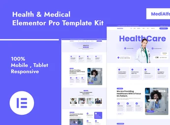 MediAlfa – Health & Medical Elementor Pro Template Kit