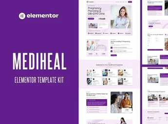 Mediheal – Pregnancy & OB-GYN Clinic Elementor Pro Template Kit