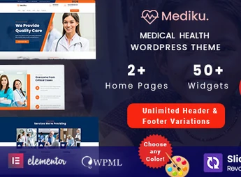 Mediku – Medical Health WordPress Theme