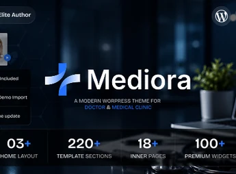 Mediora – Doctor & Medical Clinic Elementor WordPress Theme