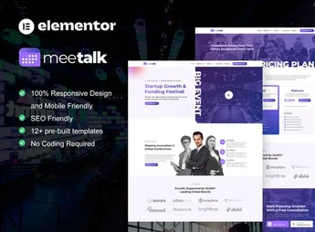 Meetalk – Event & Conference Elementor Pro Template Kit