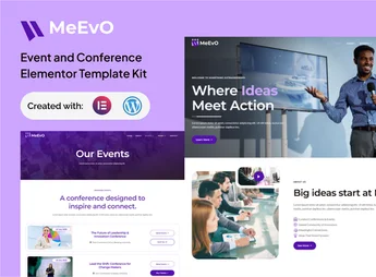 Meevo – Event and Conference Elementor Kit