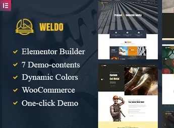 Weldo – Metal Works WordPress Theme