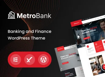 Metrobank – Banking & Finance WordPress Theme