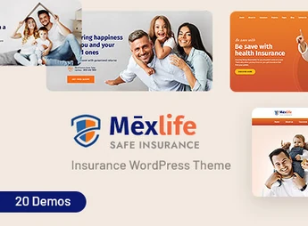 Mexlife – Insurance WordPress Theme for Agencies & Brokers