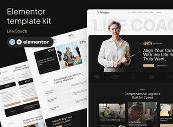 Mindco – Life Coach & Counseling Elementor Template Kit