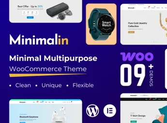 Minimalin – Minimal Multipurpose WooCommerce WordPress Theme