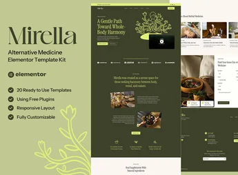 Mirella – Alternative Medicine Elementor Template Kit