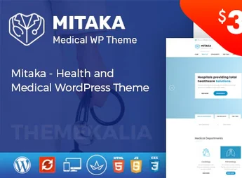 Mitaka – Medical WordPress Theme