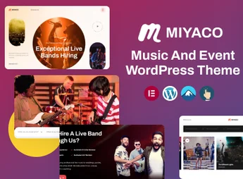 Miyaco – Music And Event WordPress Theme