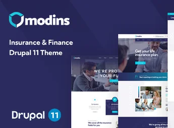 Modins – Insurance & Finance Drupal 11 Theme
