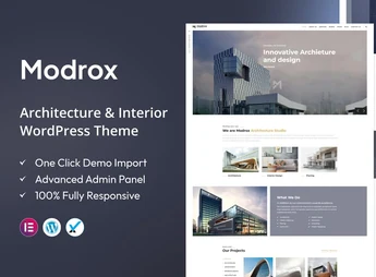 Modrox – Architecture and Interior WordPress Theme
