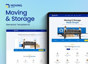 MovingExpress – Moving & Storage Company Elementor Template Kit