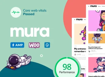 Mura – WordPress Theme for Content Creators