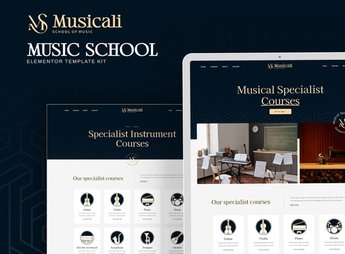 Musicali – Music School Elementor Template Kit
