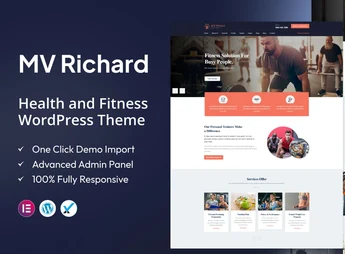 MV Richard – Health and Fitness WordPress Theme