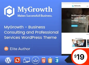 My Growth – Business Consulting and Professional Services WordPress Theme