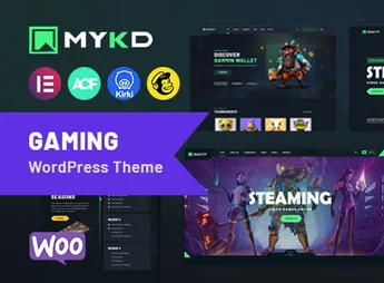 MYKD – eSports and Gaming NFT WordPress Theme