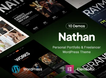 Nathan – Personal Resume CV Portfolio WordPress Theme