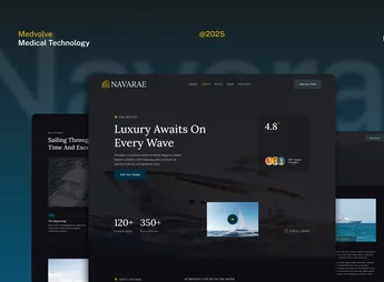 Navarae – Dark Luxury Yacht Club & Boat Rental Website Elementor Template Kit