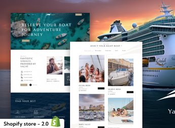 Neera – Yacht Boat & Travel Rental Services Shopify Theme