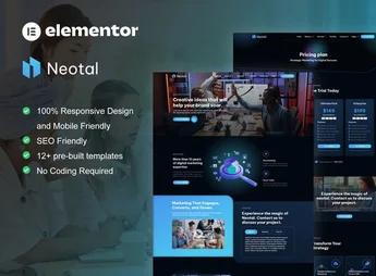Neotal – Digital Marketing Agency Elementor Pro Template Kit