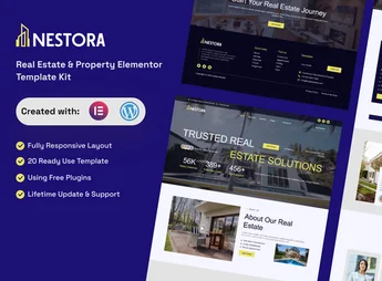 Nestora – Real Estate & Property Elementor Template Kit