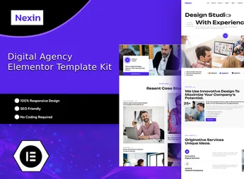 Nexin – Creative Digital Agency Elementor Template Kit