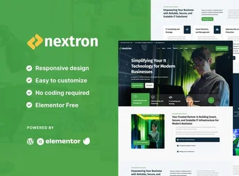 Nextron – Tech Company Elementor Template Kit