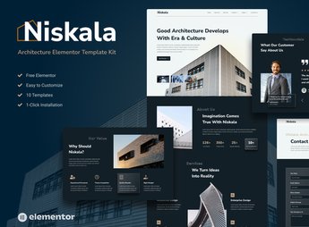 Niskala – Architercture Elementor Template Kit
