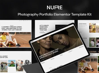 Nure – Photography Portfolio Elementor Template Kit