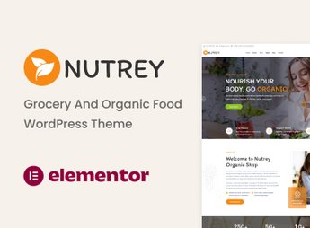 Nutrey – Organic Food Shop WordPress Theme