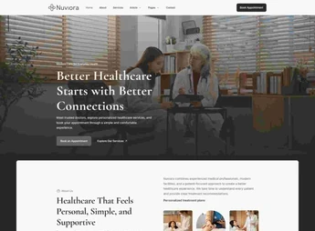 Nuviora – Health & Medical Elementor Template Kit