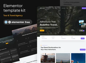Odynest – Travel & Tour Agency Elementor Template Kit