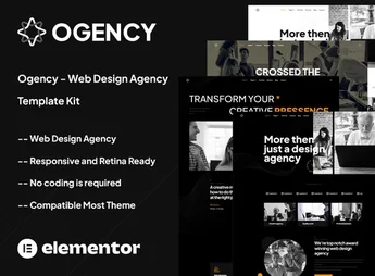 Ogency – Web Design Agency Template Kit