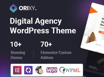 Orixy – Digital Agency WordPress Theme