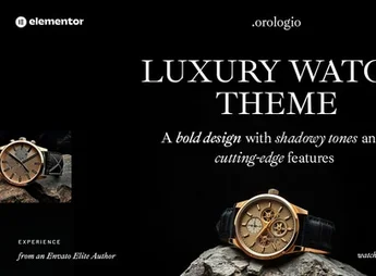 Orologio – Luxury Watch Store WordPress Theme