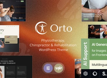 Orto – Physiotherapy, Chiropractor & Rehabilitation WordPress Theme