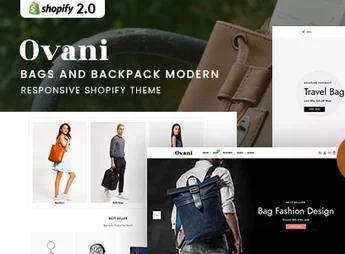 Ovani – Bags & Backpack Modern Shopify 2.0 Theme