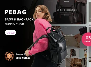 Pebag – Bags & Backpack Store Shopify 2.0 Theme