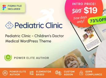 Pediatric Clinic – Children’s & Family Doctor Medical WordPress Theme