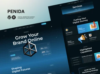 Penida – Digital Marketing Agency Elementor Template Kit