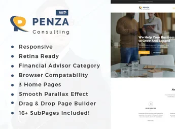 Penza – Consulting & Business WordPress Theme