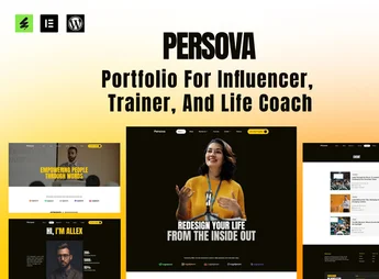Persova – Influencer Portfolio Elementor Template Kit