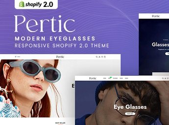 Pertic – Modern EyeGlasses Responsive Shopify 2.0 Theme