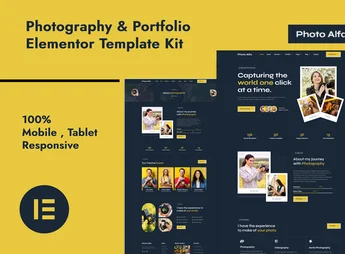 Photo Alfa – Photography & Portfolio Elementor Pro Template Kit